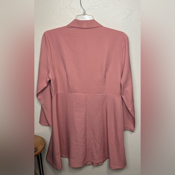 SHEIN Curve Dusty Pink Blazer Dress - Picture 3 of 10